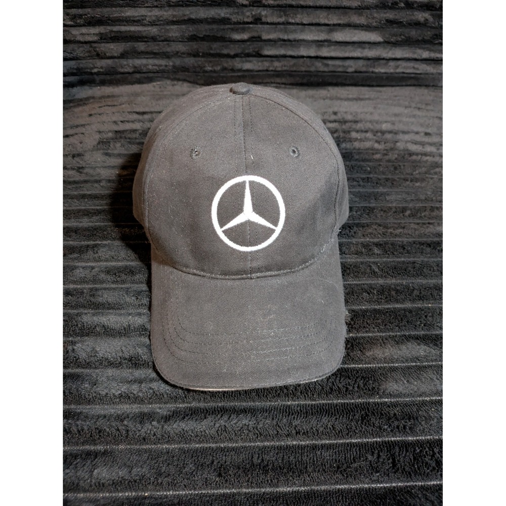 Mercedes-Benz Black Baseball Cap Hat Embroidered Logo Adjustable Cap America